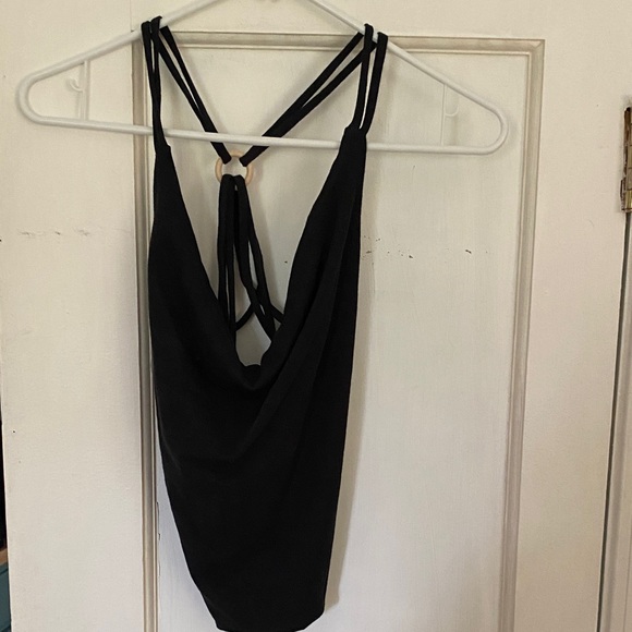 Rasa Apparel Tops - Rasa Apparel Hemp Strappy Halter Top